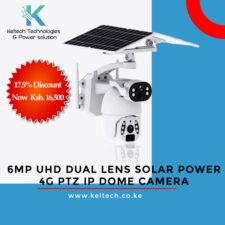 6MP UHD Dual Lens Solar Power WiFi/4G PTZ IP Dome Camera in Nairobi, Kenya