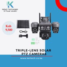 Triple Lens Solar Camera PTZcamera
