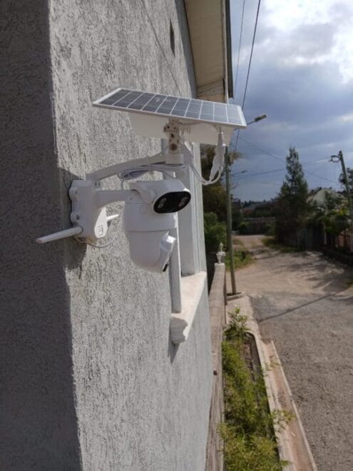6MP UHD Dual Lens Solar Power WiFi/4G PTZ IP Dome Camera in Nairobi, Kenya