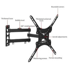 ROTATING 14″-55″ 3D TV TILT WALL MOUNT BRACKET
