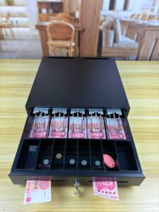 5 slots automatic cash drawer